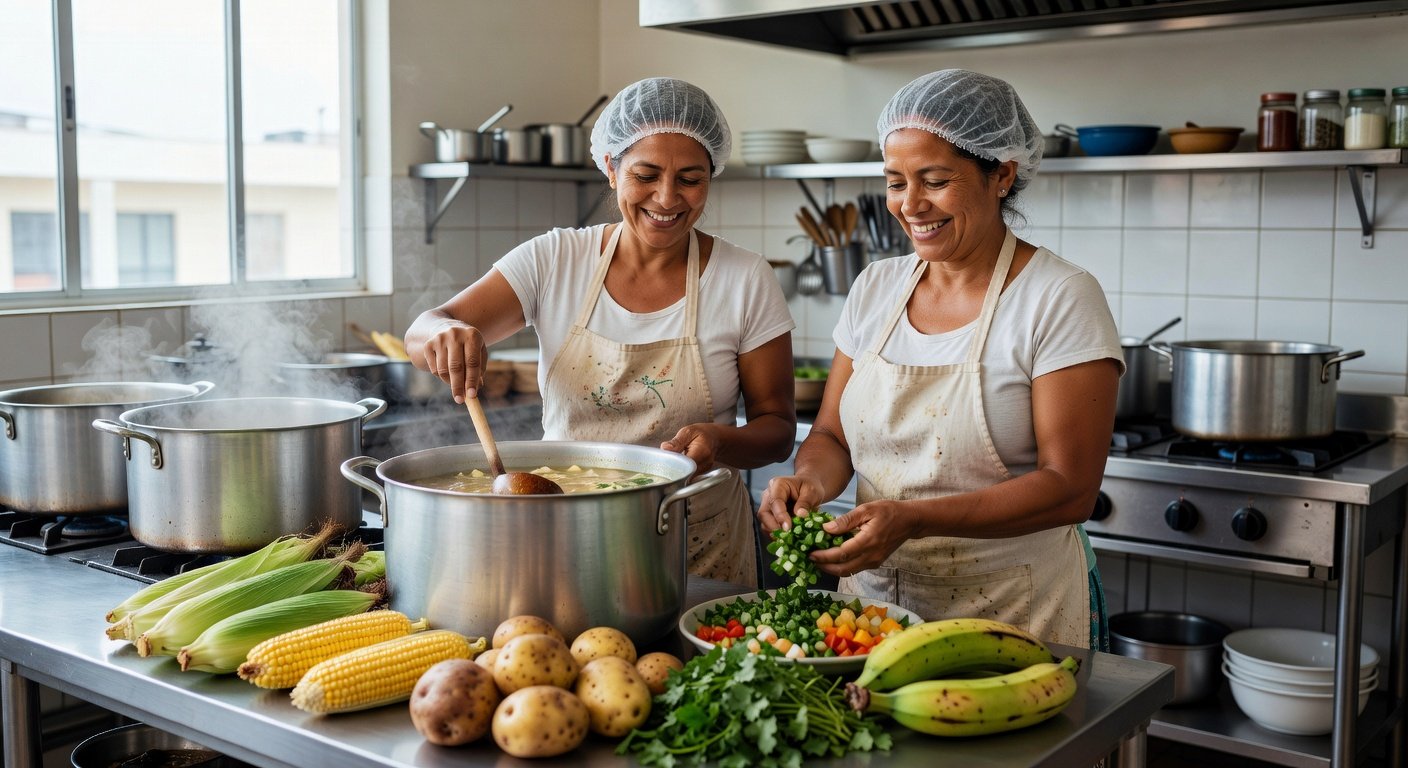 Préparation des repas frais