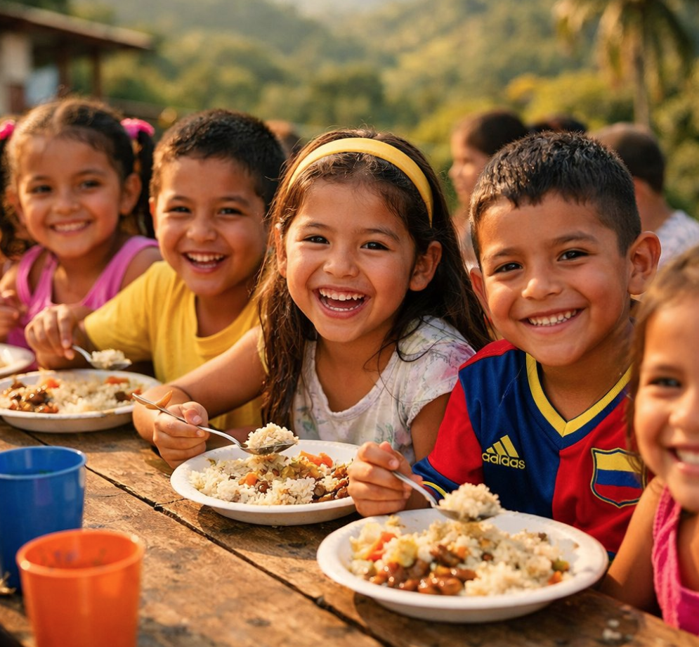 Enfants en Colombie